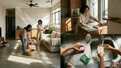 Como começar a faxina do zero sem se esgotar: plano leve para a semana